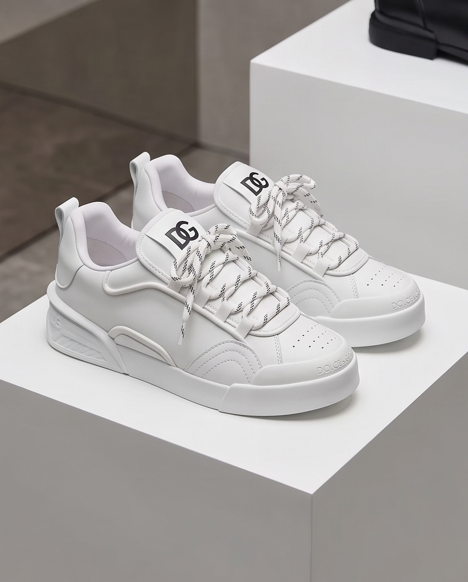 DOLCE&GABANNA Beyaz Sneaker – Görsel 3