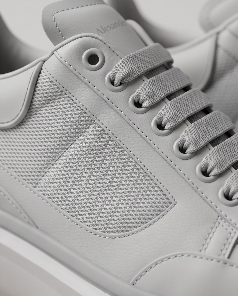 ALX&MCQ Beyaz Şeffaf Taban Sneaker – Görsel 7