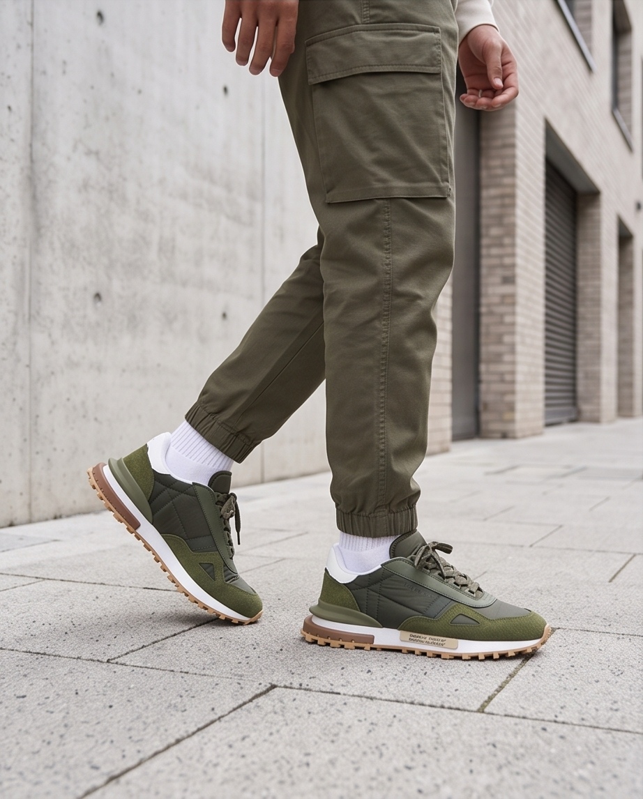 L’coste L-Series Haki Yeşil Spor Sneaker – Görsel 5