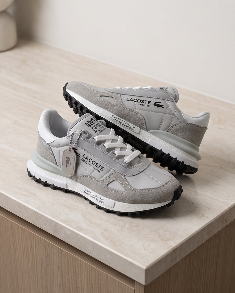 L’coste L-Series Gri & Beyaz Spor Sneaker – Görsel 2