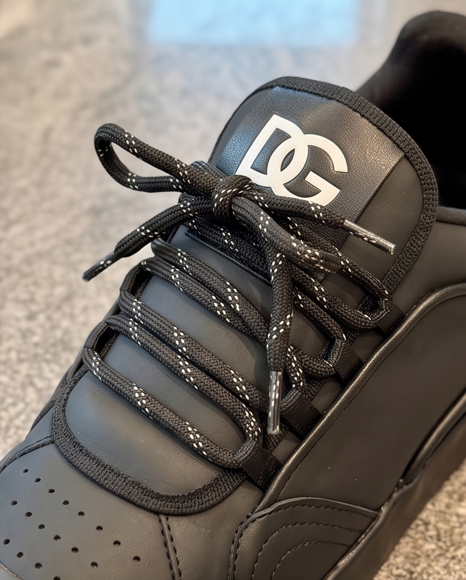 DOLCE&GABANNA Matte Black Sneaker – Görsel 3