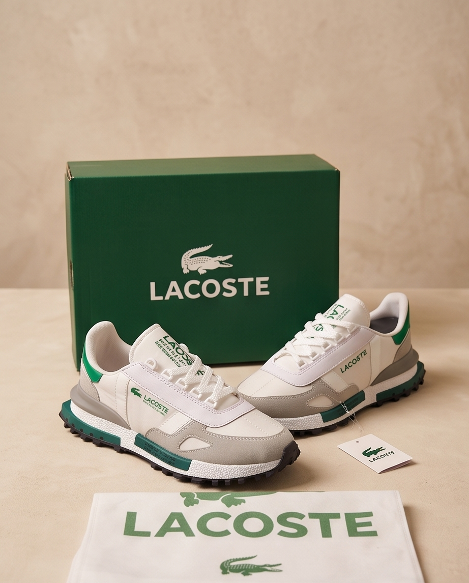 L’coste L-Series Yeşil Detaylı Spor Sneaker – Görsel 4