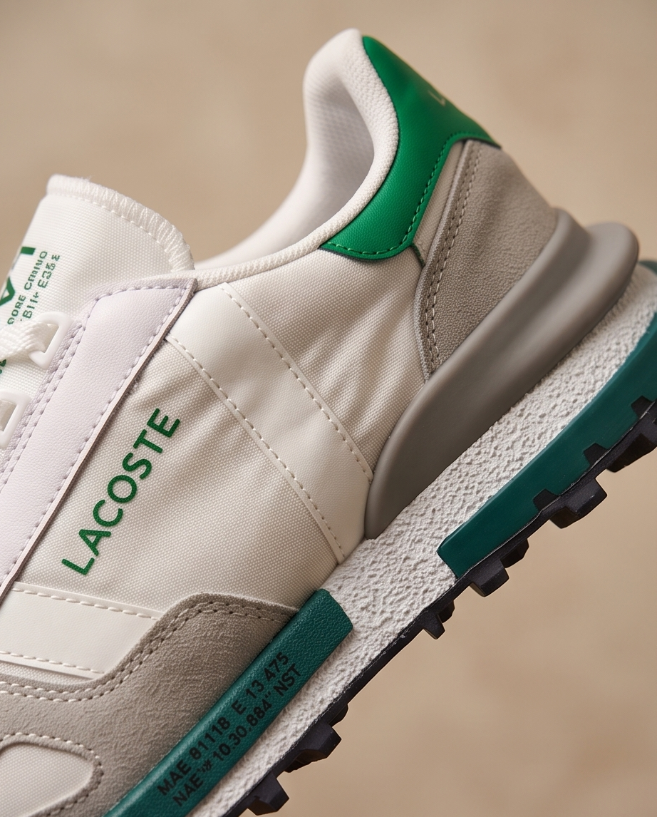 L’coste L-Series Yeşil Detaylı Spor Sneaker – Görsel 3