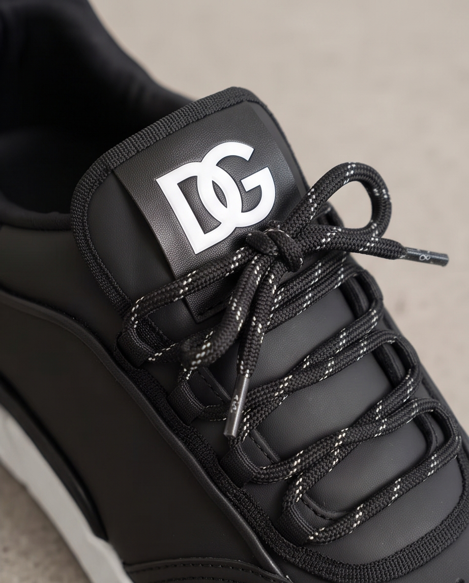 DOLCE&GABANNA Siyah & Beyaz Sneaker – Görsel 4