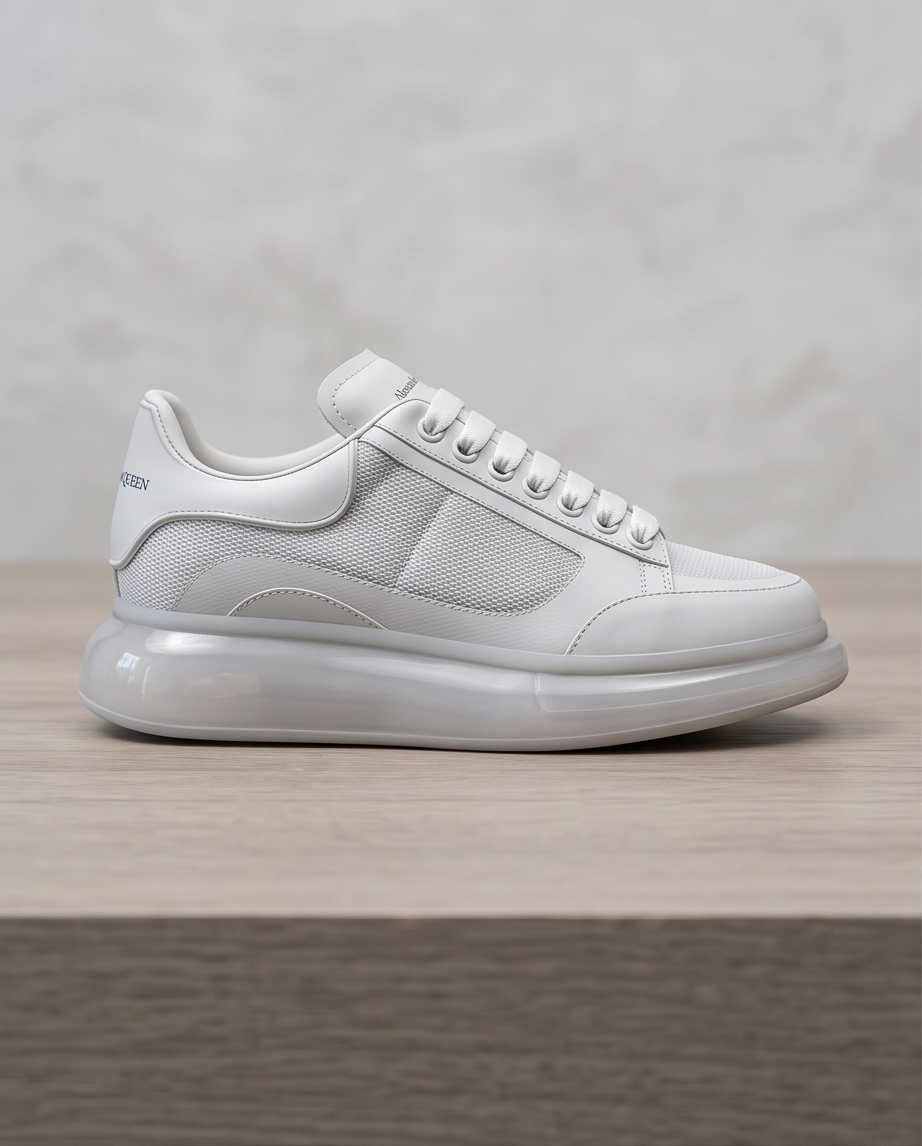 ALX&MCQ Beyaz Şeffaf Taban Sneaker