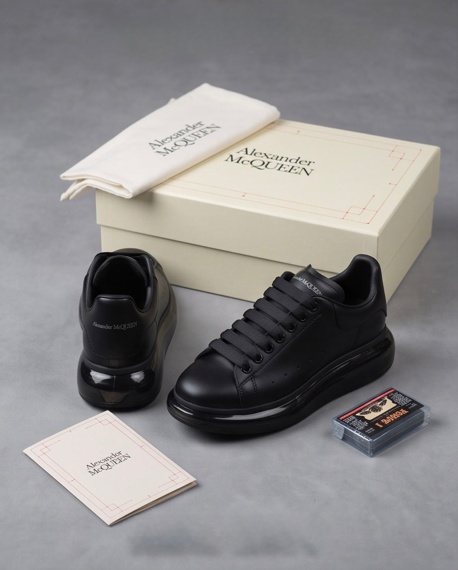 ALX&MCQ Siyah Şeffaf Taban Sneaker – Görsel 3