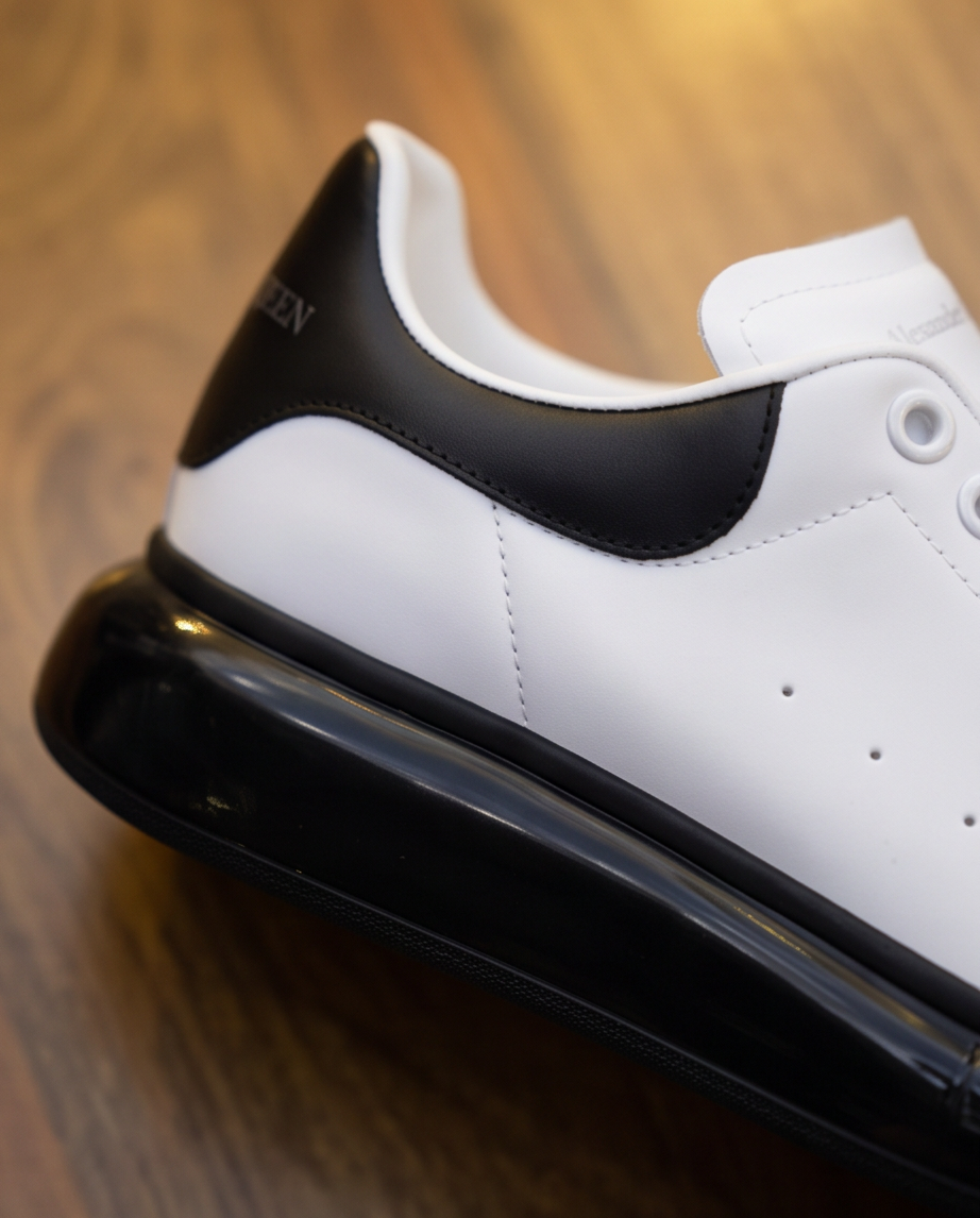 ALX&MCQ Beyaz Siyah Taban Platform Sneaker – Görsel 4