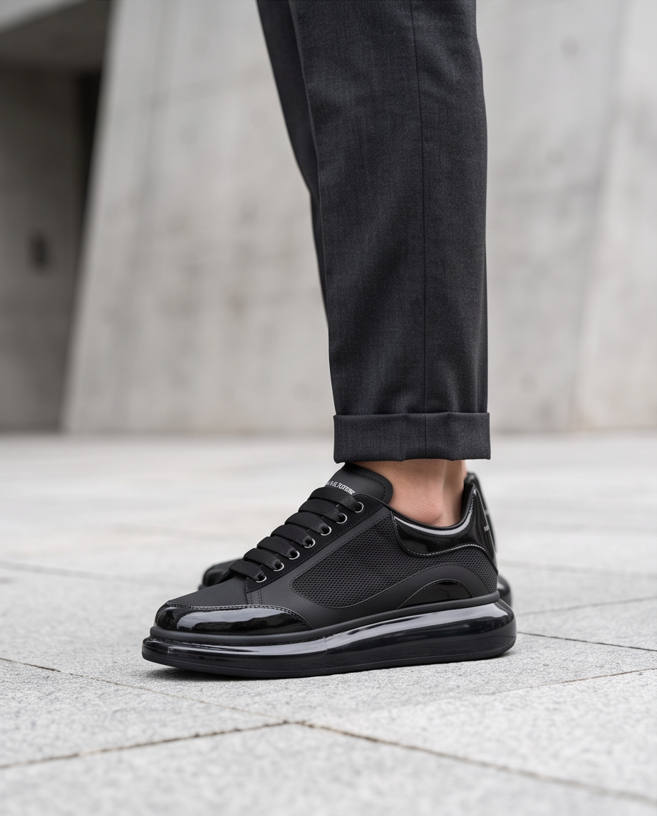 AQ&MCQ Siyah Chunky Sneaker – Görsel 4