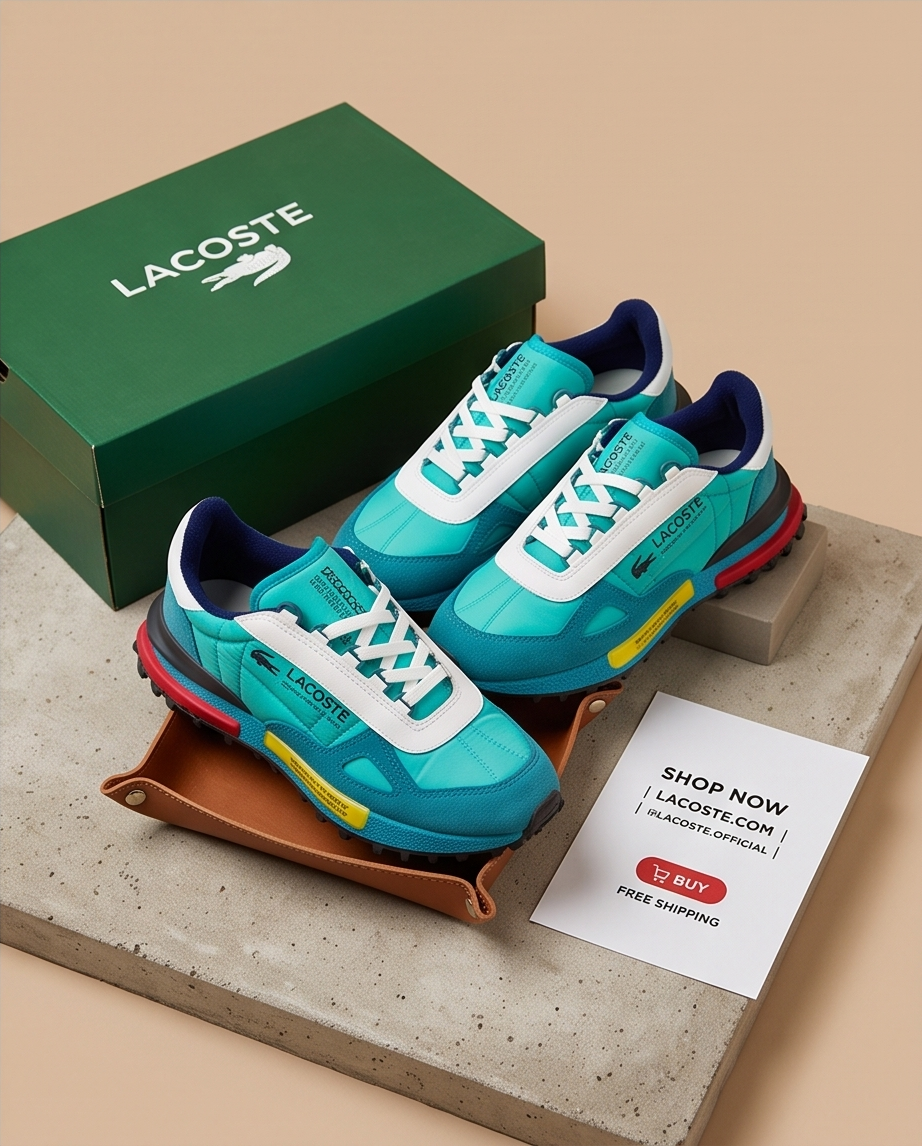 L’Coste L-Series Turkuaz Spor Sneaker – Görsel 3
