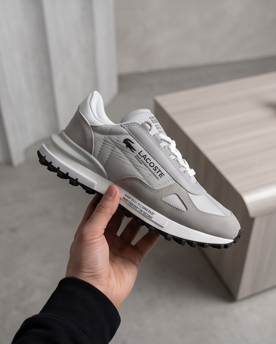 L’coste L-Series Gri & Beyaz Spor Sneaker – Görsel 4