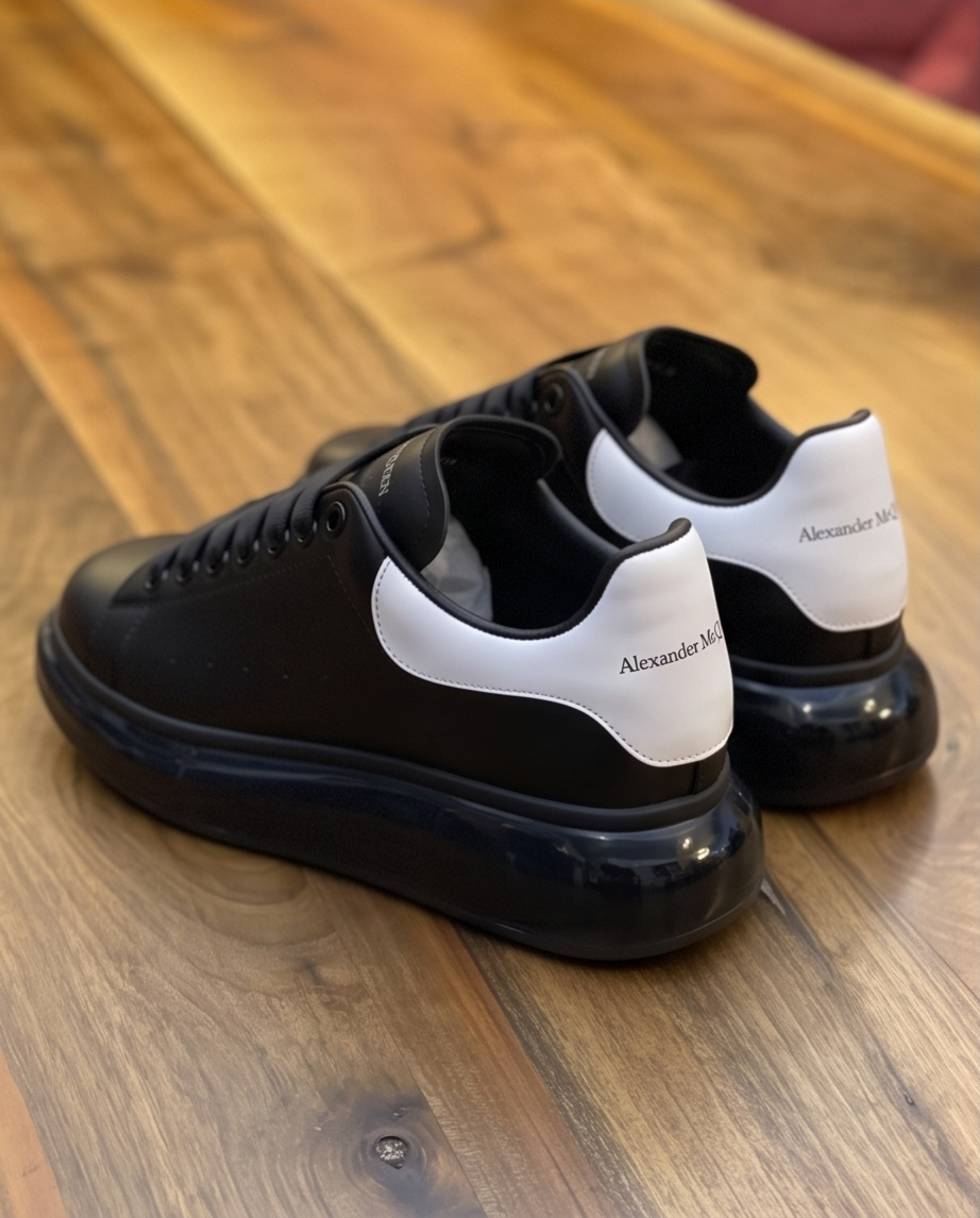 ALC&MCQ Siyah Şeffaf Taban Sneaker – Görsel 3
