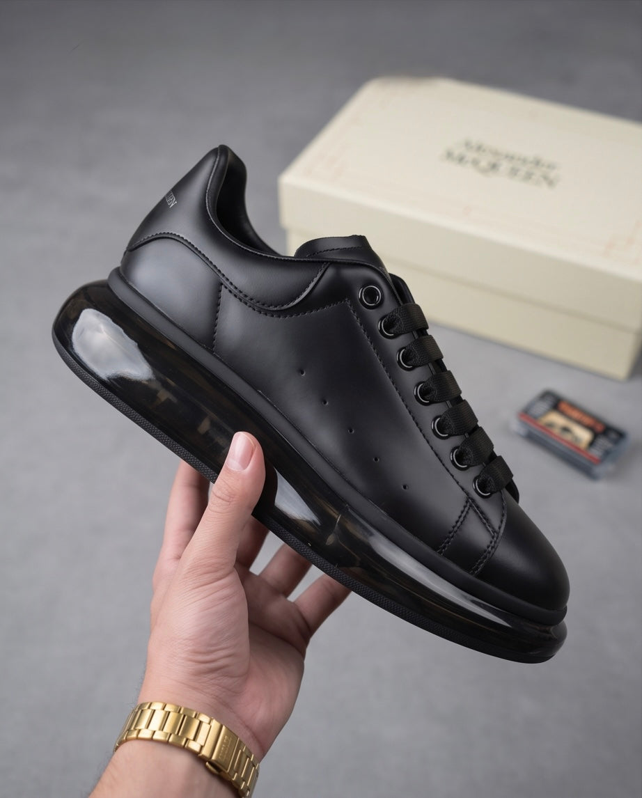 ALX&MCQ Siyah Şeffaf Taban Sneaker
