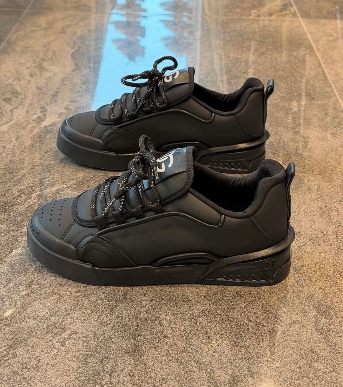 DOLCE&GABANNA Matte Black Sneaker