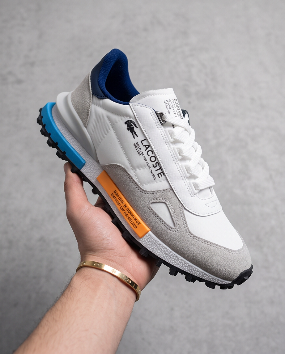 L’coste L-Series Gri Turuncu Spor Sneaker – Görsel 2